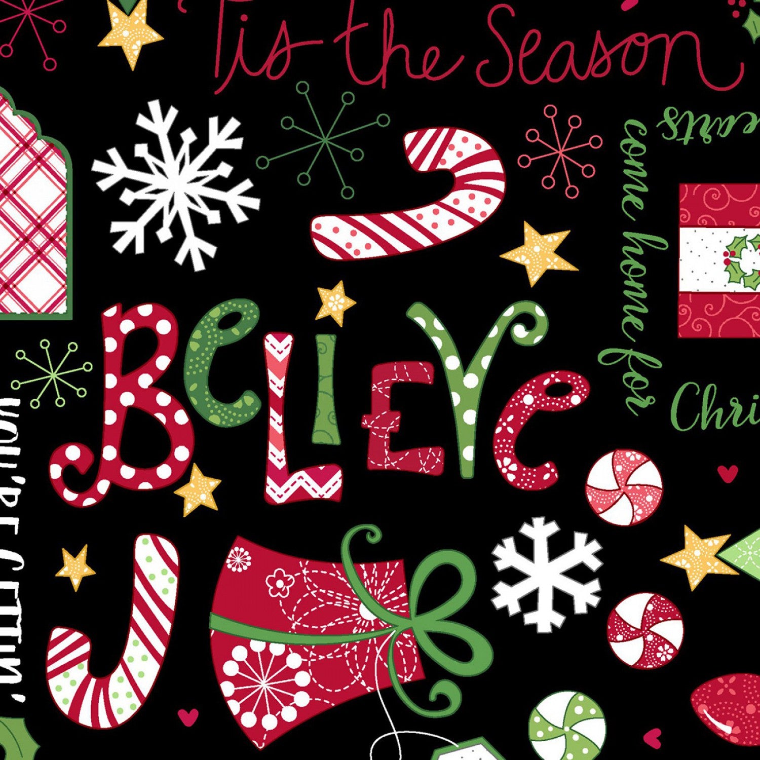 Kimberbell Christmas Jingle & Whisk - Black Jingle Toss – Blossom